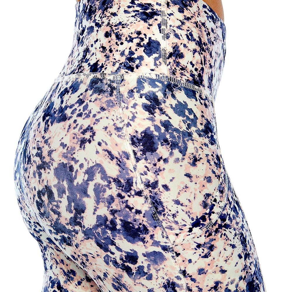 Balance Collection Pink Lotus Speckle Tie-Dye Eclipse Leggings